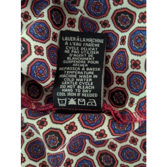 Renuar Boxy Geo Print Popover Top - Picture 6 of 8